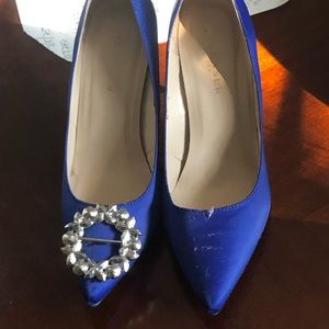 Royal blue heels